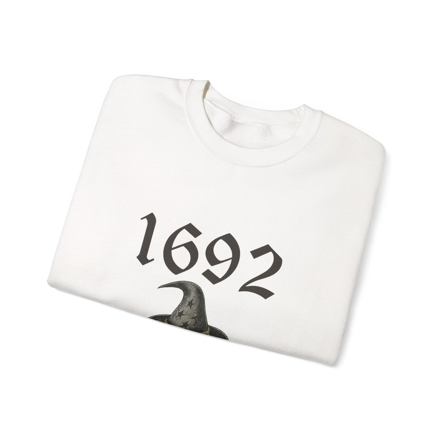 Unisex Heavy Blend™ Witchy Salem 1692 Sweatshirt – Gothic Spooky Vibes Crewneck | mw1018