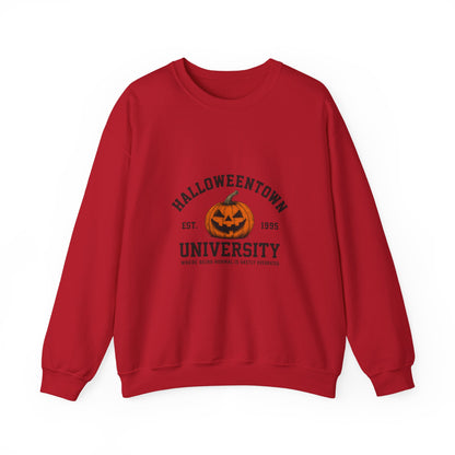 Unisex Heavy Blend™ Halloweentown University Sweatshirt – Spooky Pumpkin Collegiate Style | mw1009