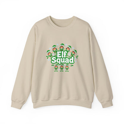Unisex Heavy Blend™ mw2079 | Elf Squad Christmas Sweatshirt – Funny Matching Family Elf Crewneck, Cute Holiday Pullover Sweater
