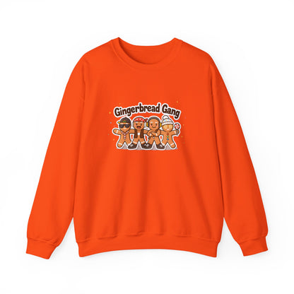 Unisex Heavy Blend™ mw2135 | Gingerbread Gang Christmas Sweatshirt – Cute Holiday Cookie Crewneck, Funny Festive Xmas Gift