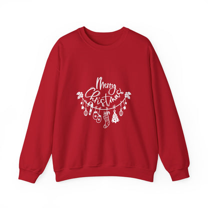 Unisex Heavy Blend™ Merry Christmas Sweatshirt – Festive Holiday Crewneck | Unisex Cozy Winter Gift | mw2002