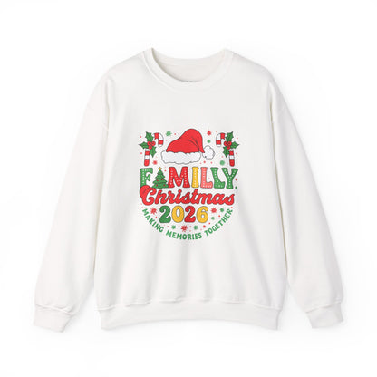 Unisex Heavy Blend™ mw2015 | Family Christmas 2026 Sweatshirt – Matching Holiday Crewneck | Custom Festive Unisex Gift