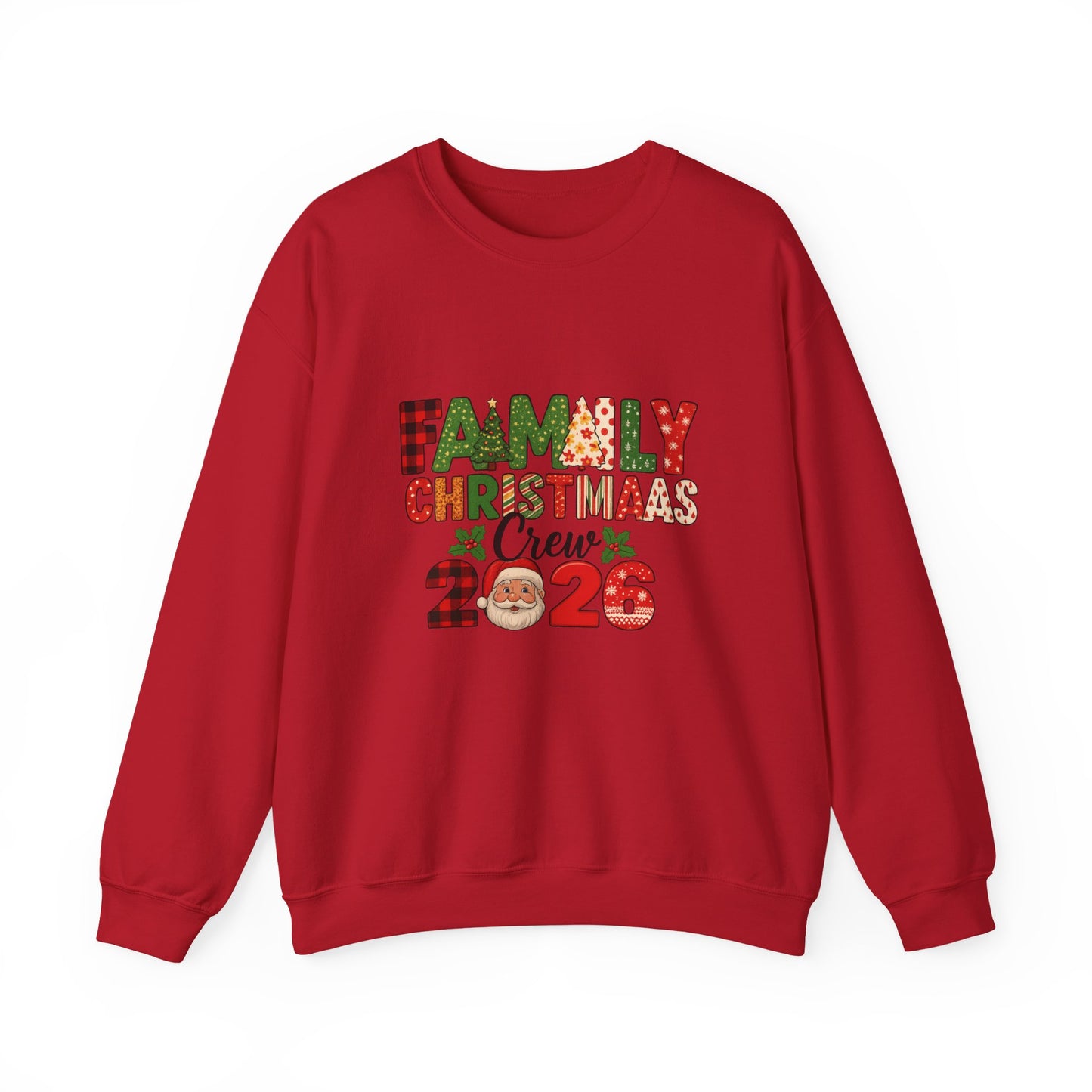 Unisex Heavy Blend™ mw2022 | Family Christmas Crew Sweatshirt – Matching Holiday Pajama Party Shirt | Custom Unisex Winter Gift