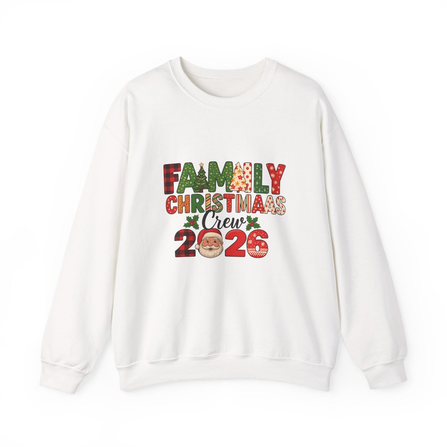Unisex Heavy Blend™ mw2022 | Family Christmas Crew Sweatshirt – Matching Holiday Pajama Party Shirt | Custom Unisex Winter Gift