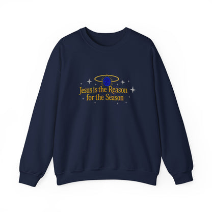 Unisex Heavy Blend™ mw2075 | Jesus Is the Reason for the Season Sweatshirt – Christian Christmas Religious Crewneck, Faith Holiday Pullover