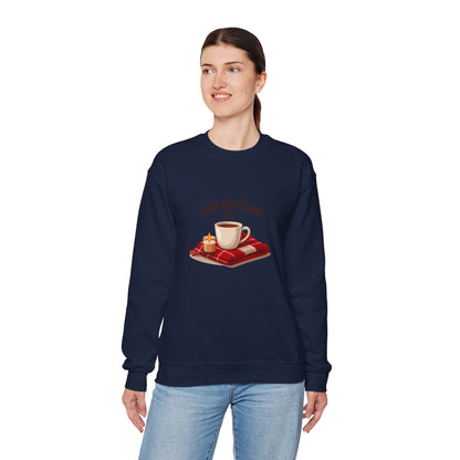 Unisex Heavy Blend™ mw2118 | Let’s Get Cozy Sweatshirt – Warm Winter Coffee Crewneck, Cute Cozy Holiday Gift for Her