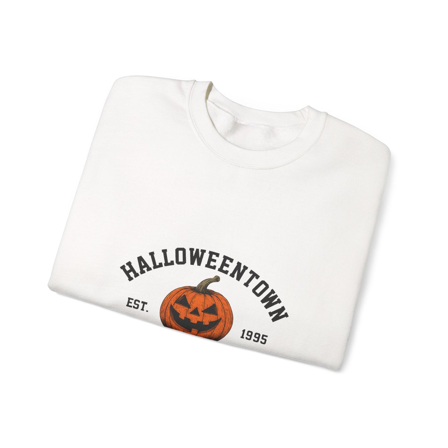 Unisex Heavy Blend™ Halloweentown University Sweatshirt – Spooky Pumpkin Collegiate Style | mw1009