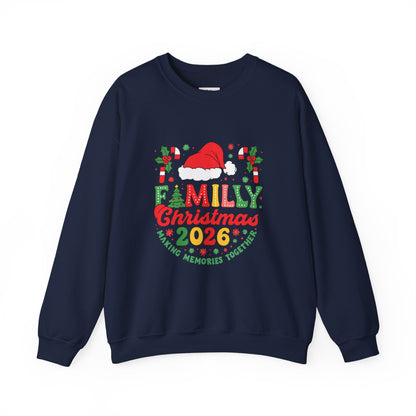 Unisex Heavy Blend™ mw2015 | Family Christmas 2026 Sweatshirt – Matching Holiday Crewneck | Custom Festive Unisex Gift