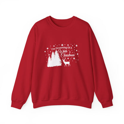 Unisex Heavy Blend™ mw2025 | I’m Dreaming of a White Christmas Sweatshirt – Snowflake Winter Holiday Crewneck | Cozy Unisex Gift