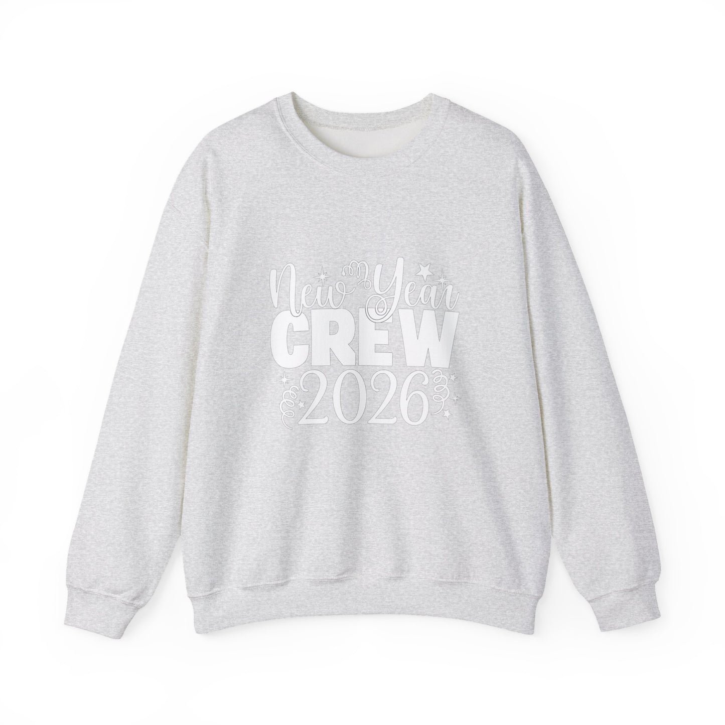 Unisex Heavy Blend™ mw2033 | New Year Crew Sweatshirt – Matching Family Party Outfit | Festive Unisex New Year’s Eve Gift