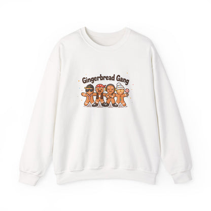 Unisex Heavy Blend™ mw2135 | Gingerbread Gang Christmas Sweatshirt – Cute Holiday Cookie Crewneck, Funny Festive Xmas Gift
