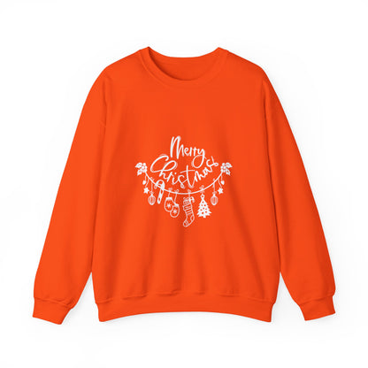 Unisex Heavy Blend™ Merry Christmas Sweatshirt – Festive Holiday Crewneck | Unisex Cozy Winter Gift | mw2002
