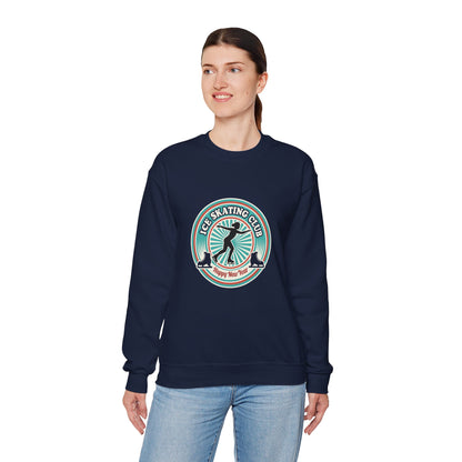Unisex Heavy Blend™ mw2083 | Ice Skating Club Sweatshirt – Retro Winter Skater Pullover, Cozy Figure Skating Sweater Gift for Skaters
