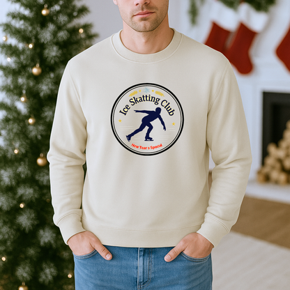 Unisex Heavy Blend™ mw2084 | Ice Skating Club Sweatshirt – Vintage Skater Pullover, Cozy Winter Sports Sweater, New Year Special Gift
