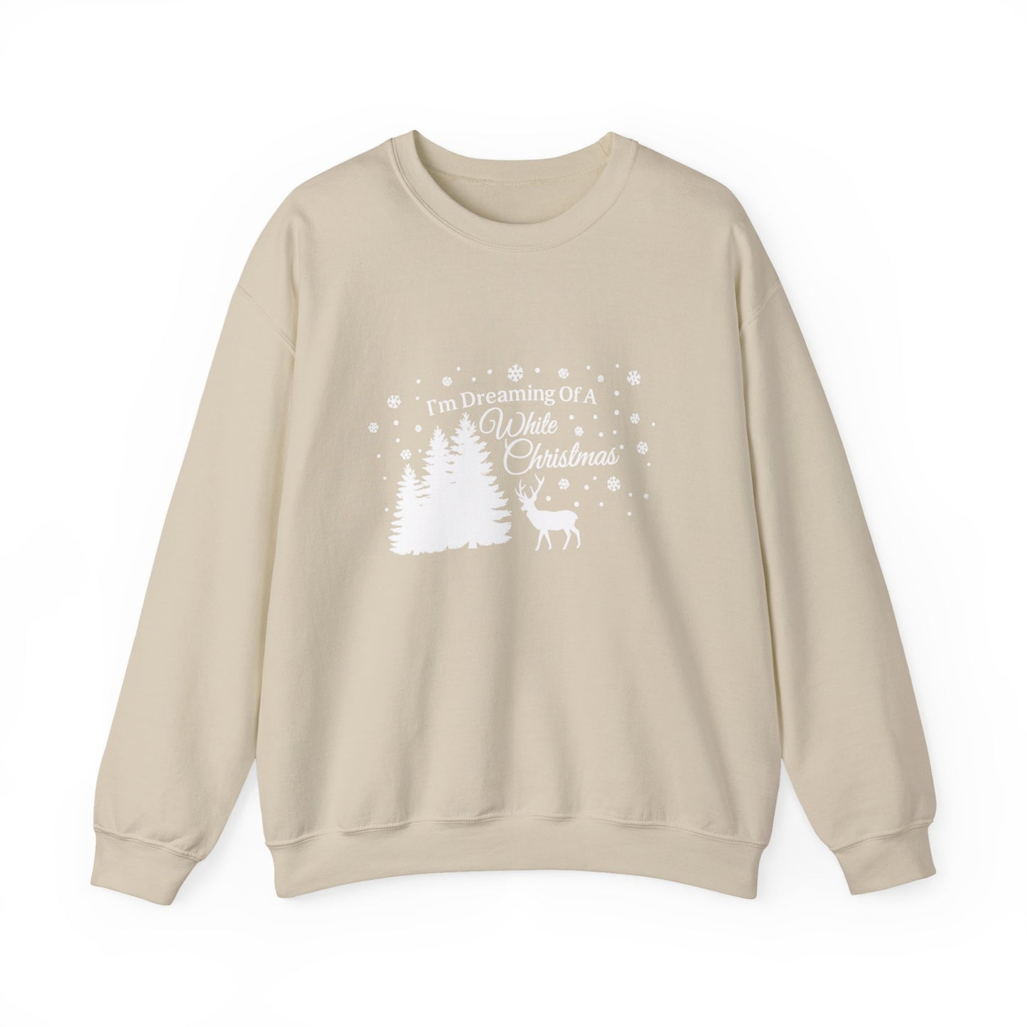 Unisex Heavy Blend™ mw2025 | I’m Dreaming of a White Christmas Sweatshirt – Snowflake Winter Holiday Crewneck | Cozy Unisex Gift