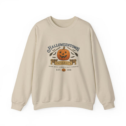 Unisex Heavy Blend™ Funny Collegiate Halloween Sweatshirt – Halloweentown University Style | mw1015