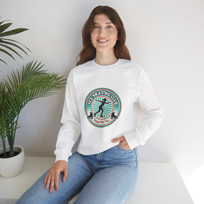 Unisex Heavy Blend™ mw2083 | Ice Skating Club Sweatshirt – Retro Winter Skater Pullover, Cozy Figure Skating Sweater Gift for Skaters