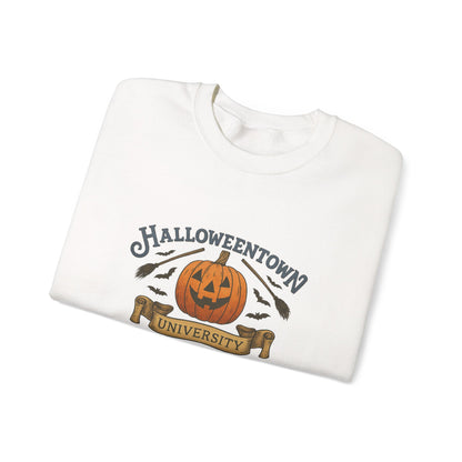 Unisex Heavy Blend™ Funny Collegiate Halloween Sweatshirt – Halloweentown University Style | mw1015