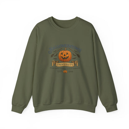 Unisex Heavy Blend™ Funny Collegiate Halloween Sweatshirt – Halloweentown University Style | mw1015