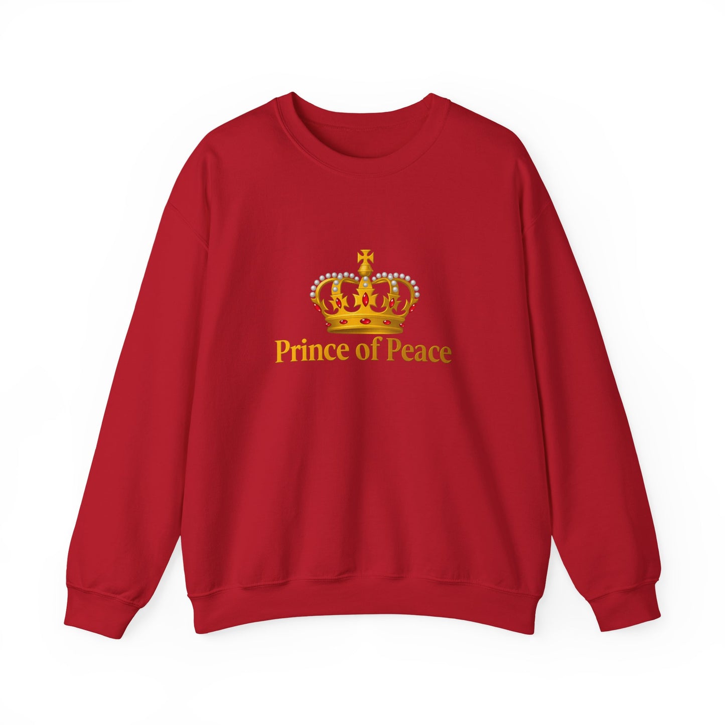 Unisex Heavy Blend™ mw2120 | Prince of Peace Christian Christmas Sweatshirt – Faith Based Holiday Crewneck, Religious Xmas Gift