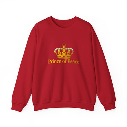 Unisex Heavy Blend™ mw2120 | Prince of Peace Christian Christmas Sweatshirt – Faith Based Holiday Crewneck, Religious Xmas Gift