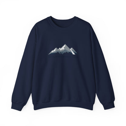 Unisex Heavy Blend™ mw2070 | Winter Mountains Club Sweatshirt – Outdoors Hiking Adventure Crewneck, Cozy Winter Pullover Sweater