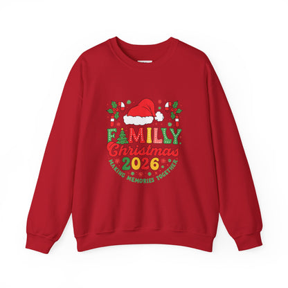 Unisex Heavy Blend™ mw2015 | Family Christmas 2026 Sweatshirt – Matching Holiday Crewneck | Custom Festive Unisex Gift