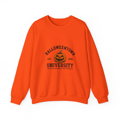Unisex Heavy Blend™ Halloweentown University Sweatshirt – Spooky Pumpkin Collegiate Style | mw1009