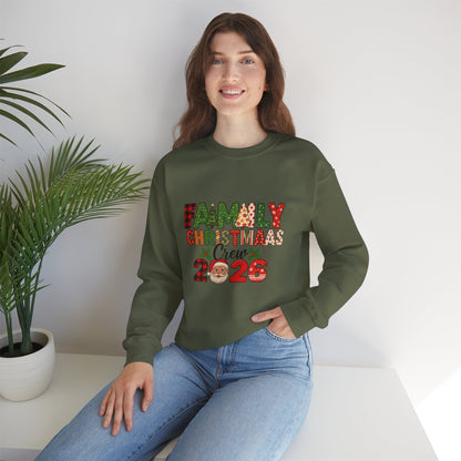 Unisex Heavy Blend™ mw2022 | Family Christmas Crew Sweatshirt – Matching Holiday Pajama Party Shirt | Custom Unisex Winter Gift