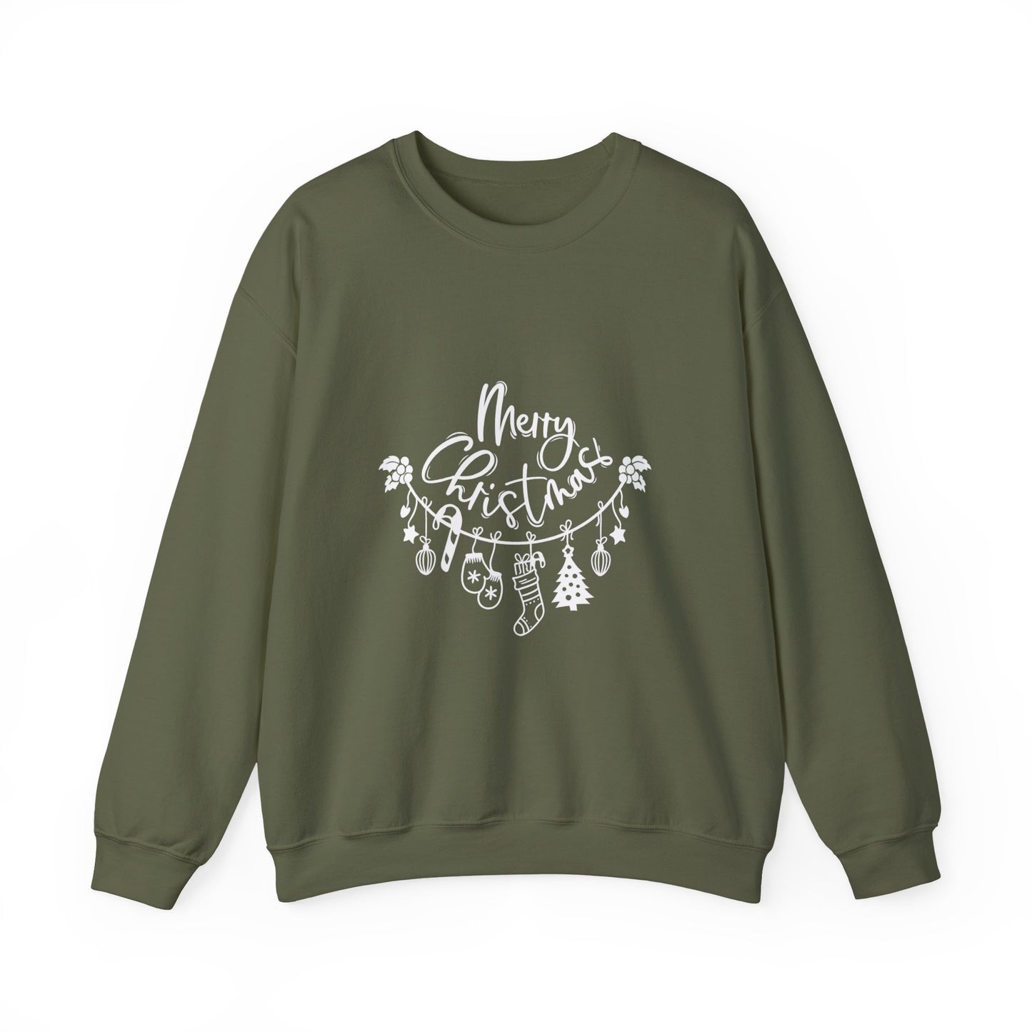 Unisex Heavy Blend™ Merry Christmas Sweatshirt – Festive Holiday Crewneck | Unisex Cozy Winter Gift | mw2002