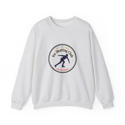 Unisex Heavy Blend™ mw2084 | Ice Skating Club Sweatshirt – Vintage Skater Pullover, Cozy Winter Sports Sweater, New Year Special Gift
