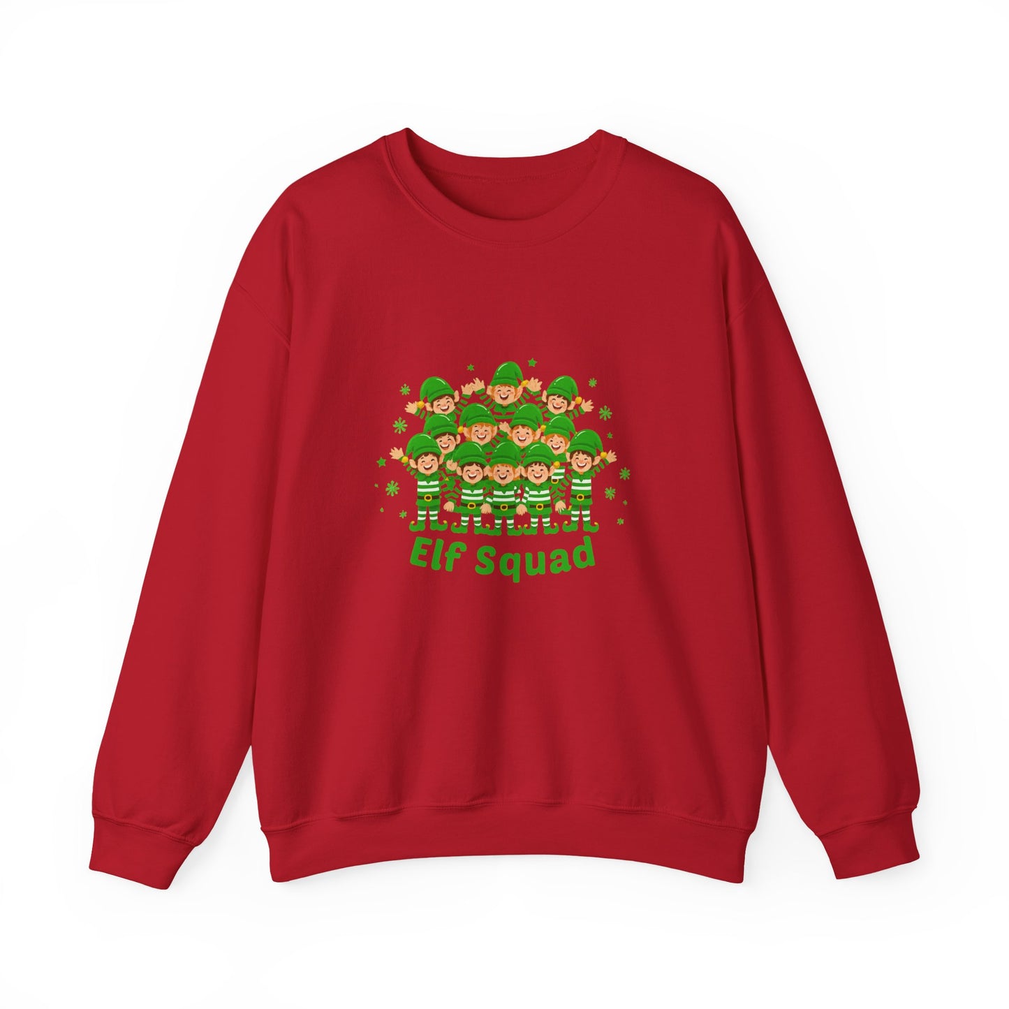Unisex Heavy Blend™ mw2085 | Elf Squad Christmas Sweatshirt – Cute Matching Family Holiday Outfit