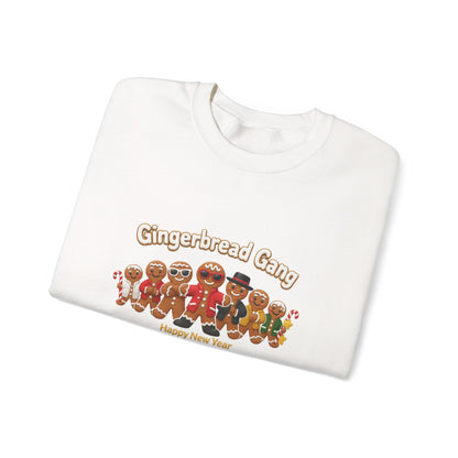 Unisex Heavy Blend™ mw2134 | Gingerbread Gang Christmas Sweatshirt – Cute Holiday Cookie Crewneck, Funny Festive Xmas Gift