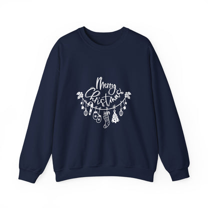 Unisex Heavy Blend™ Merry Christmas Sweatshirt – Festive Holiday Crewneck | Unisex Cozy Winter Gift | mw2002