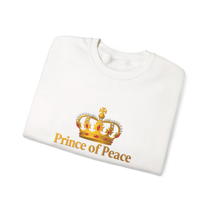 Unisex Heavy Blend™ mw2120 | Prince of Peace Christian Christmas Sweatshirt – Faith Based Holiday Crewneck, Religious Xmas Gift