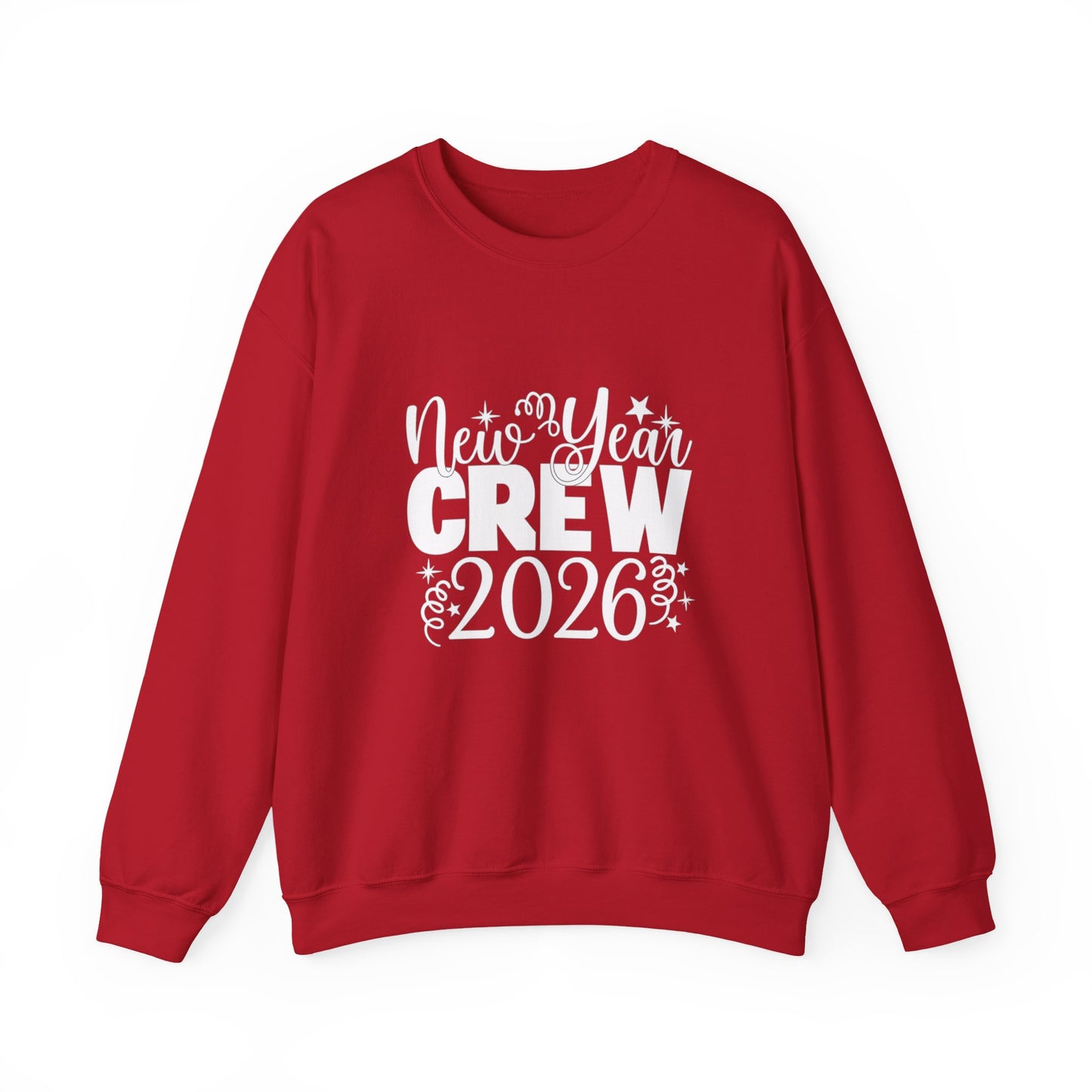 Unisex Heavy Blend™ mw2033 | New Year Crew Sweatshirt – Matching Family Party Outfit | Festive Unisex New Year’s Eve Gift