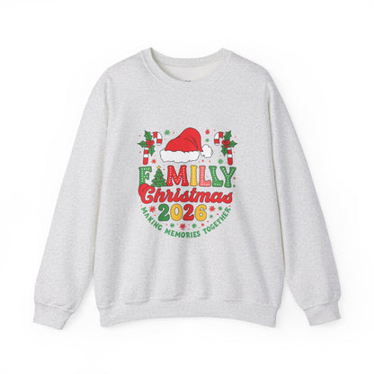 Unisex Heavy Blend™ mw2015 | Family Christmas 2026 Sweatshirt – Matching Holiday Crewneck | Custom Festive Unisex Gift
