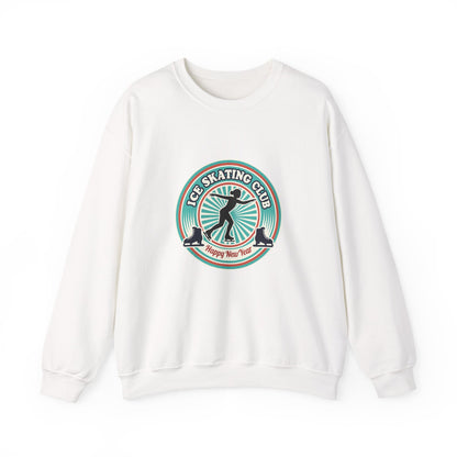 Unisex Heavy Blend™ mw2083 | Ice Skating Club Sweatshirt – Retro Winter Skater Pullover, Cozy Figure Skating Sweater Gift for Skaters