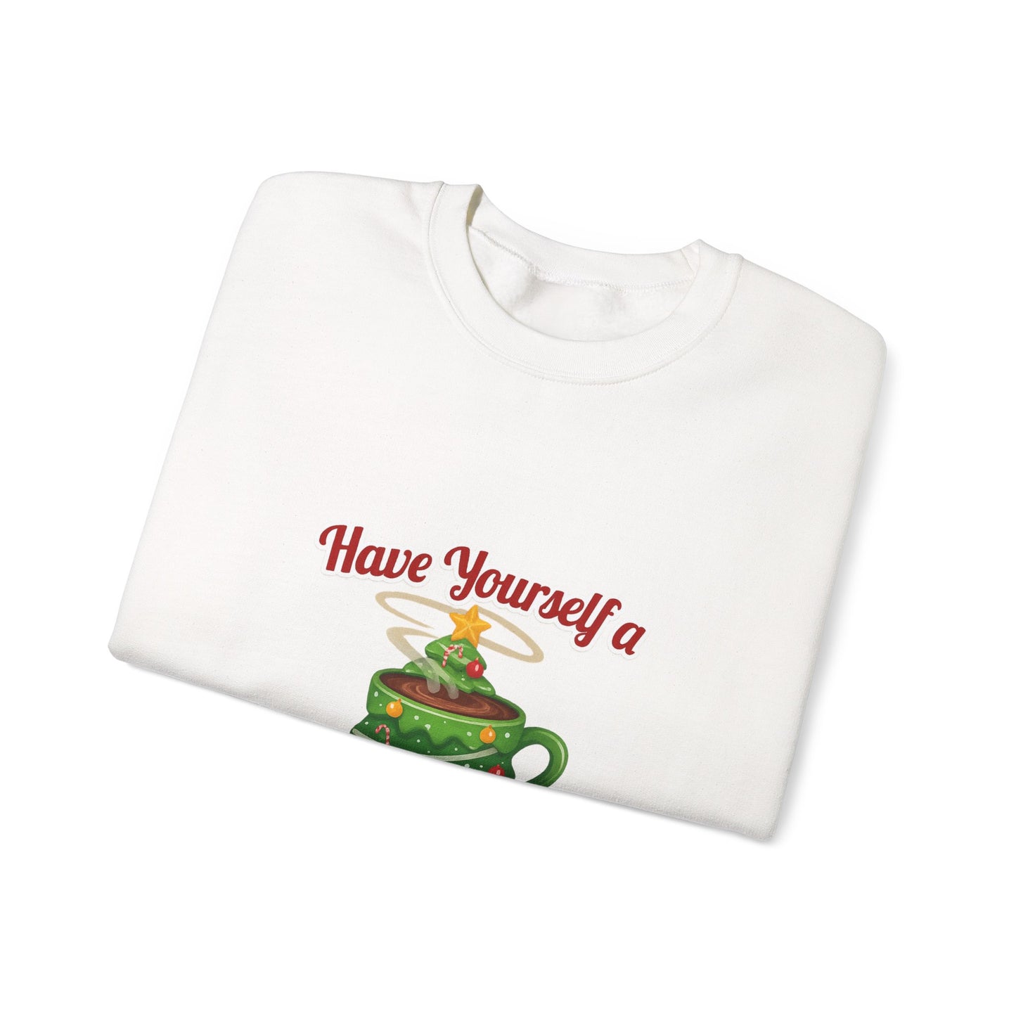 Unisex Heavy Blend™ mw2131 | Have Yourself a Merry Little Coffee Christmas Sweatshirt – Funny Holiday Coffee Lover Crewneck, Festive Xmas Gift