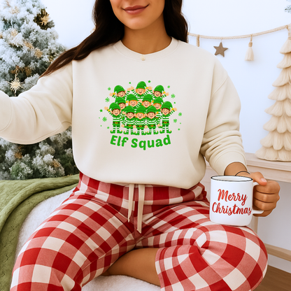 Unisex Heavy Blend™ mw2085 | Elf Squad Christmas Sweatshirt – Cute Matching Family Holiday Outfit