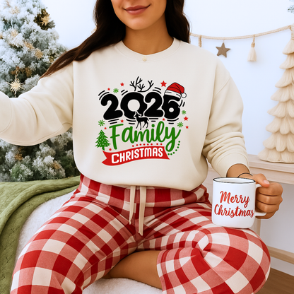 Unisex Heavy Blend™ mw2035 | Family Christmas Sweatshirt – Matching Holiday Pajama Party Outfit | Custom Unisex Winter Gift