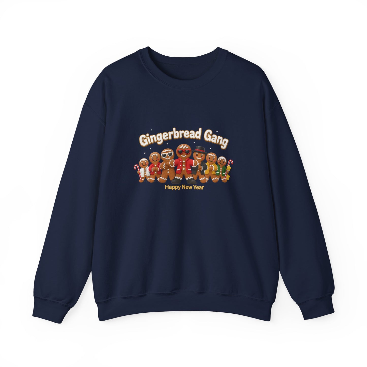 Unisex Heavy Blend™ mw2134 | Gingerbread Gang Christmas Sweatshirt – Cute Holiday Cookie Crewneck, Funny Festive Xmas Gift