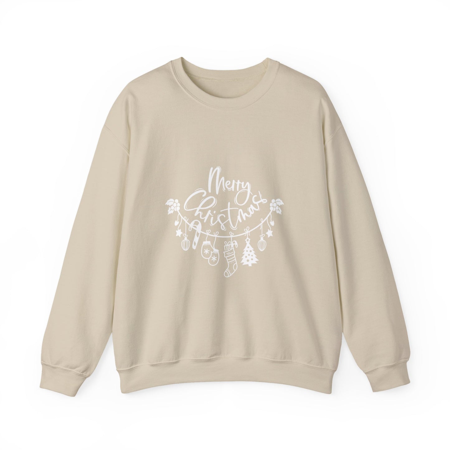 Unisex Heavy Blend™ Merry Christmas Sweatshirt – Festive Holiday Crewneck | Unisex Cozy Winter Gift | mw2002