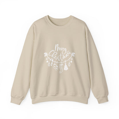 Unisex Heavy Blend™ Merry Christmas Sweatshirt – Festive Holiday Crewneck | Unisex Cozy Winter Gift | mw2002
