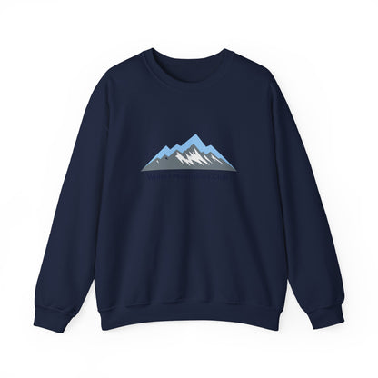 Unisex Heavy Blend™ mw2069 | Winter Mountains Club Sweatshirt – Outdoors Hiking Adventure Crewneck, Cozy Winter Pullover Sweater