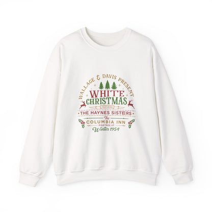 Unisex Heavy Blend™ mw2048 | White Christmas Movie Sweatshirt – Vintage Holiday Crewneck, Retro 1954 Musical Pullover, Classic Christmas Sweater