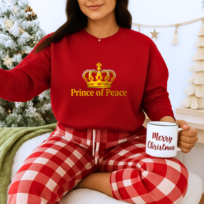 Unisex Heavy Blend™ mw2120 | Prince of Peace Christian Christmas Sweatshirt – Faith Based Holiday Crewneck, Religious Xmas Gift
