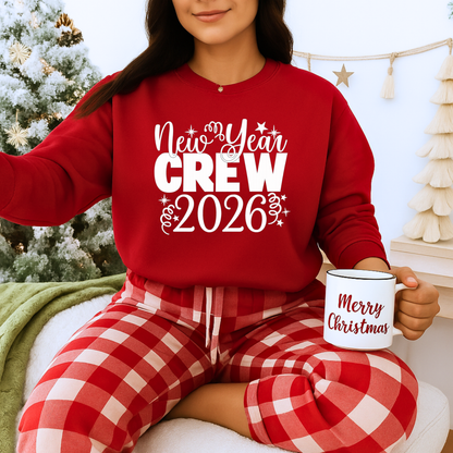 Unisex Heavy Blend™ mw2033 | New Year Crew Sweatshirt – Matching Family Party Outfit | Festive Unisex New Year’s Eve Gift