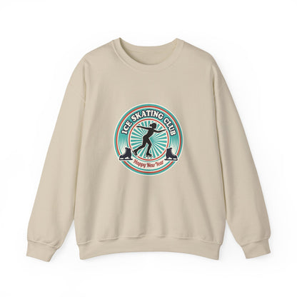 Unisex Heavy Blend™ mw2083 | Ice Skating Club Sweatshirt – Retro Winter Skater Pullover, Cozy Figure Skating Sweater Gift for Skaters