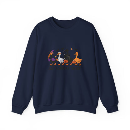 Unisex Heavy Blend™ Just a Spooky Turkey Sweatshirt – Funny Halloween Crewneck | mw1025